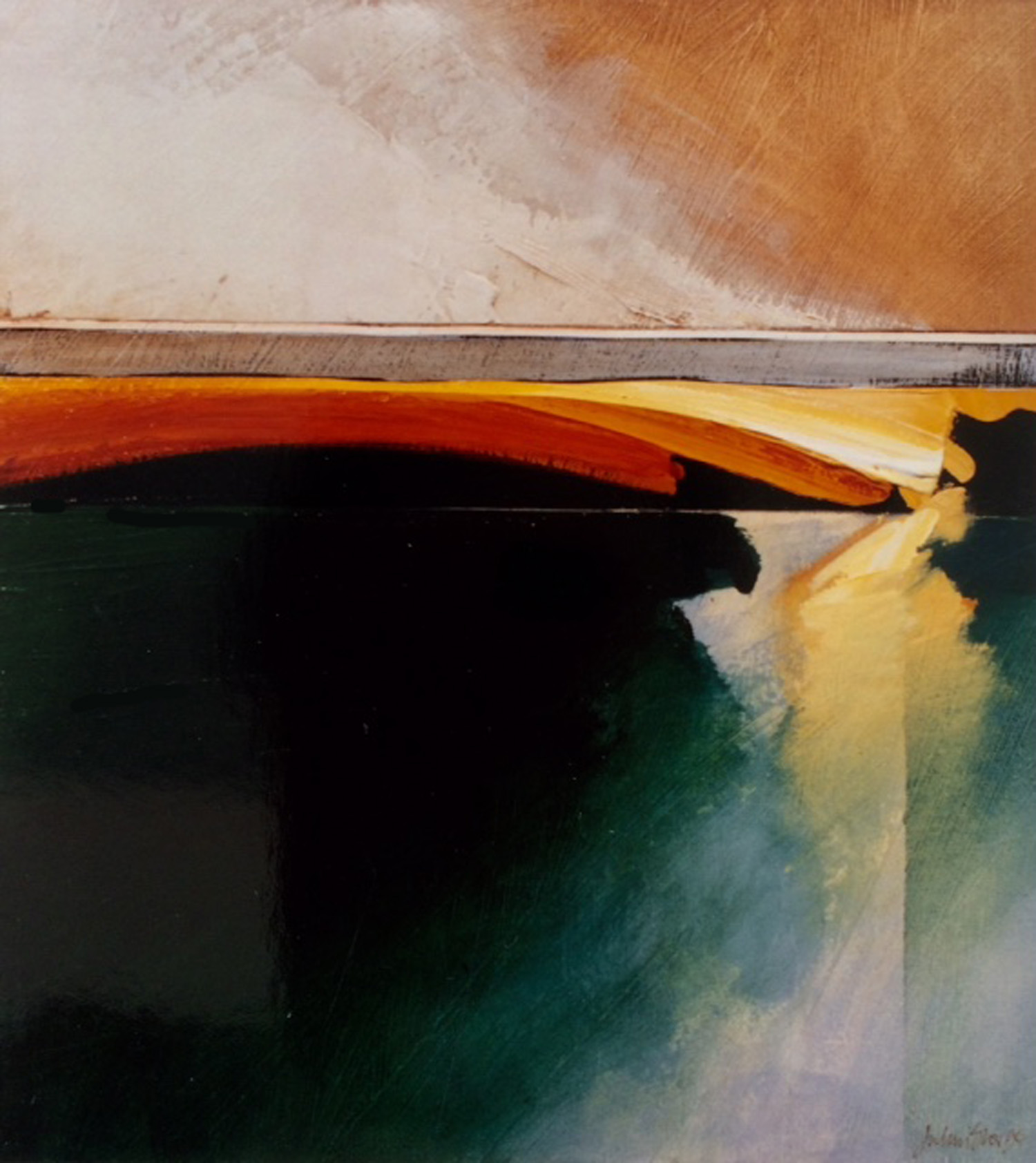 Jules Sher Fire and Water Landscape 1994