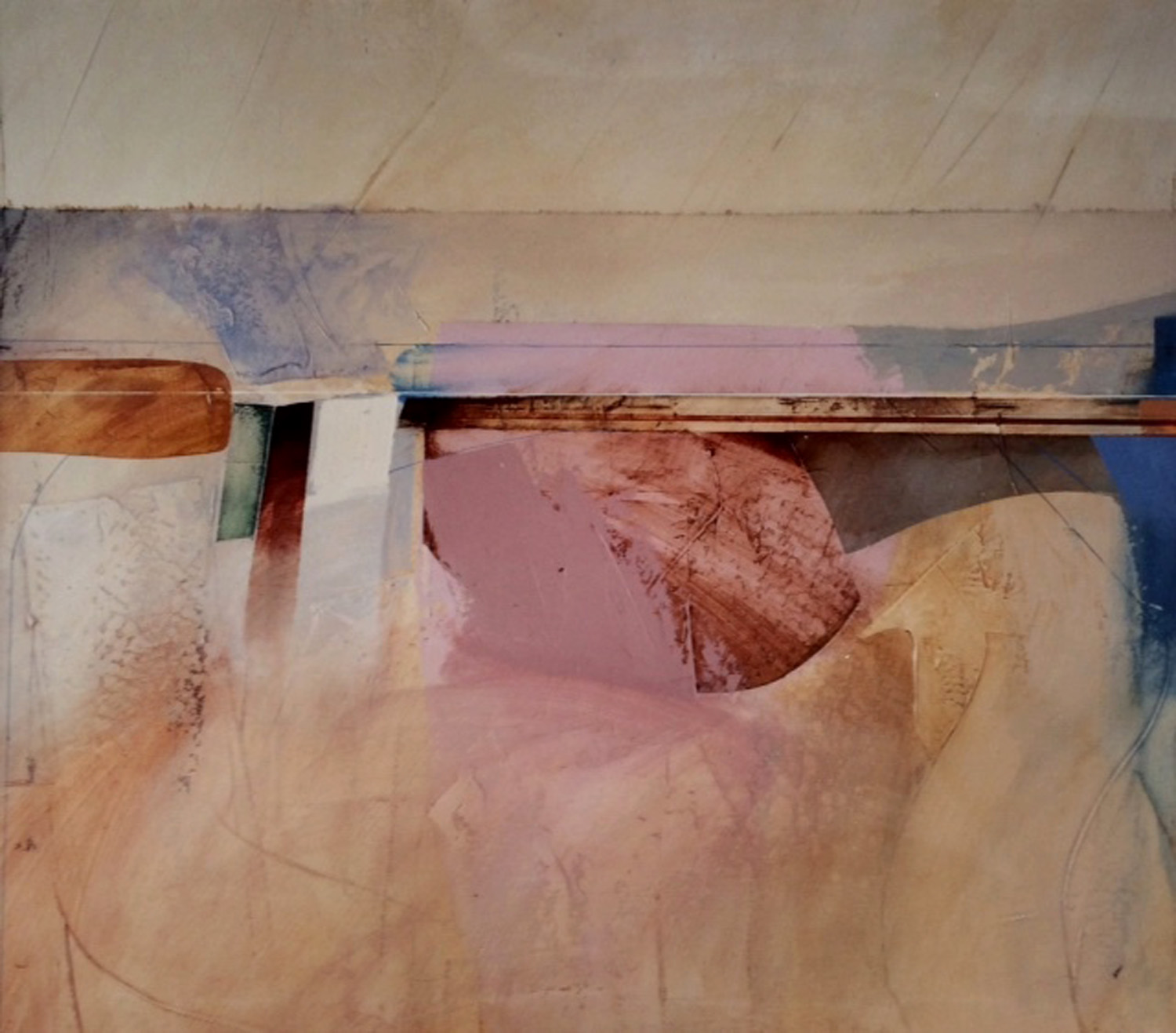 Jules Sher Horizon Series 1985 Landscape No 14 Acrylic on Canvas