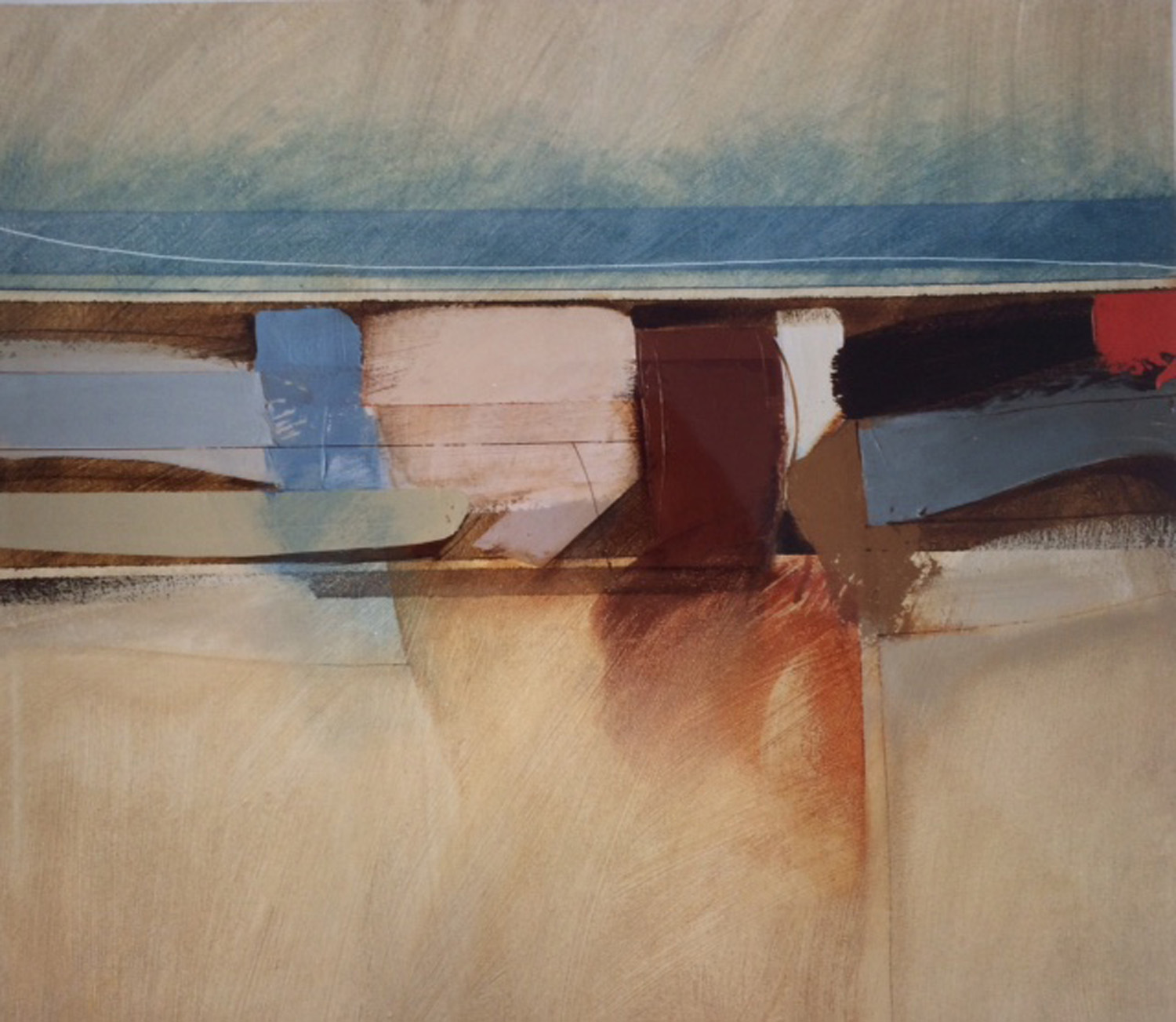 Jules Sher Horizon Series 1985 Landscape No 7