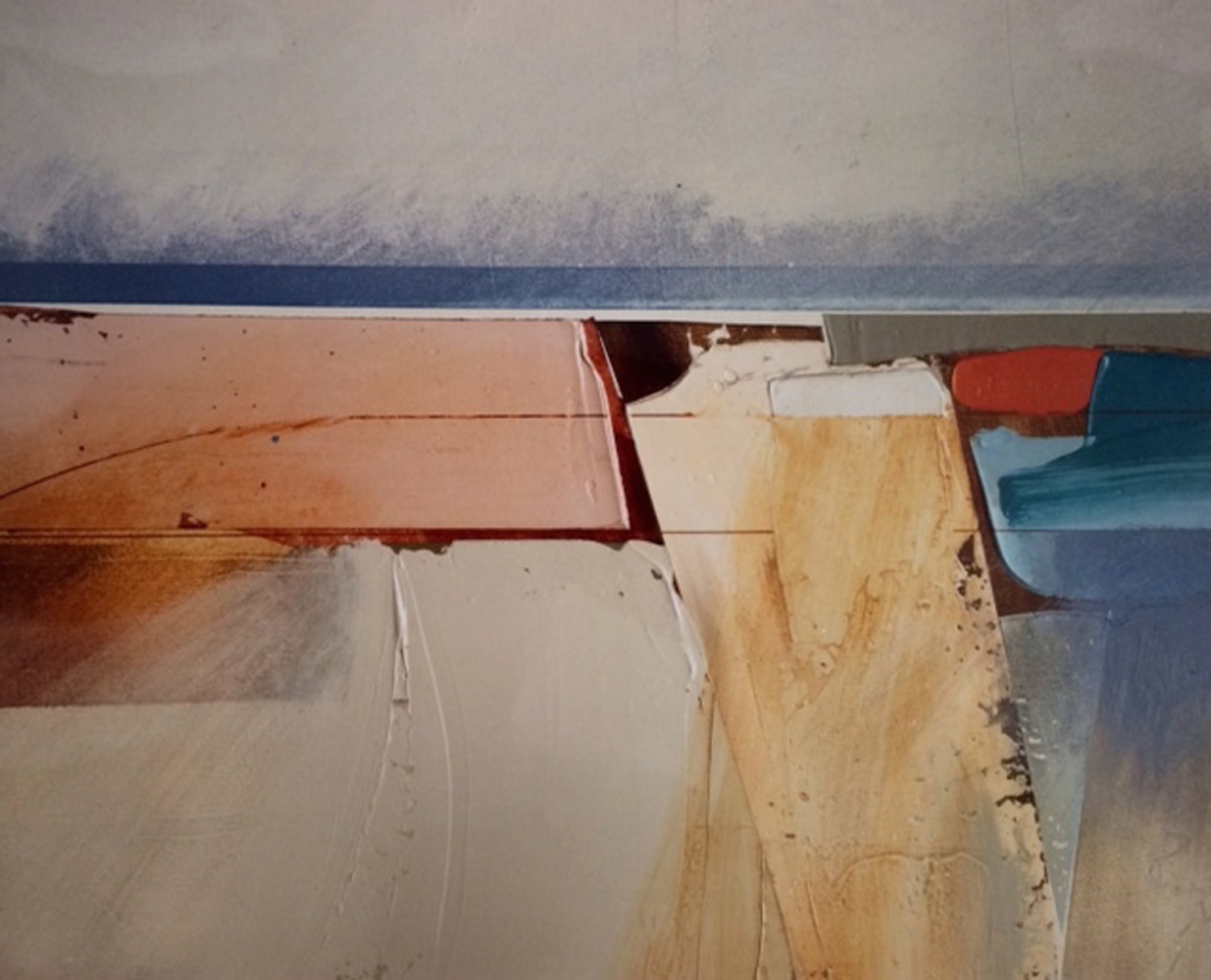 Jules Sher Horizon Series 1985 Landscape No 9 Acrylic on Canvas