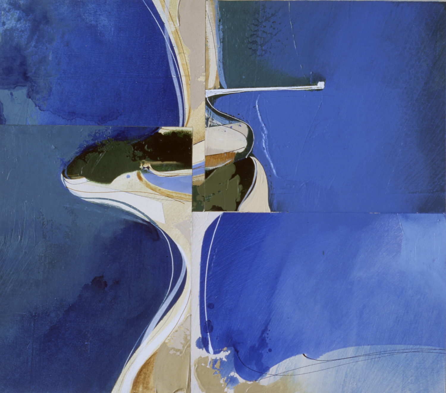 Jules Sher Pittwater Aerial No I 1986
