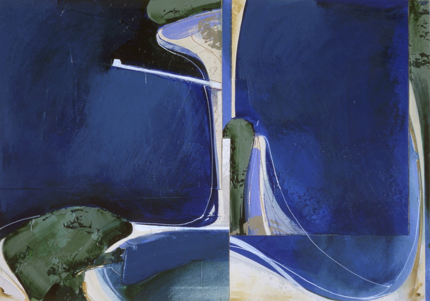 Jules Sher Pittwater Aerial No II 1986
