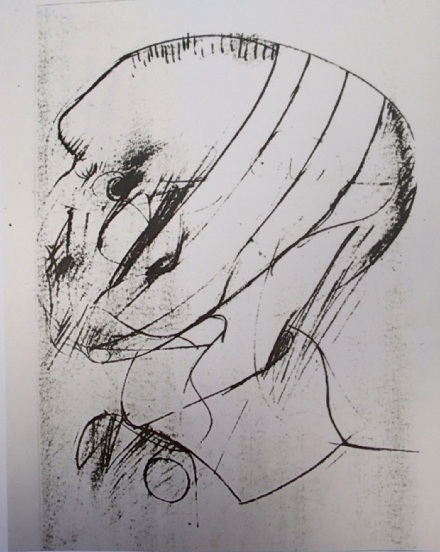 Jules Sher Portrait with Bandaged Ear V 1968 - Homage to Van Gogh