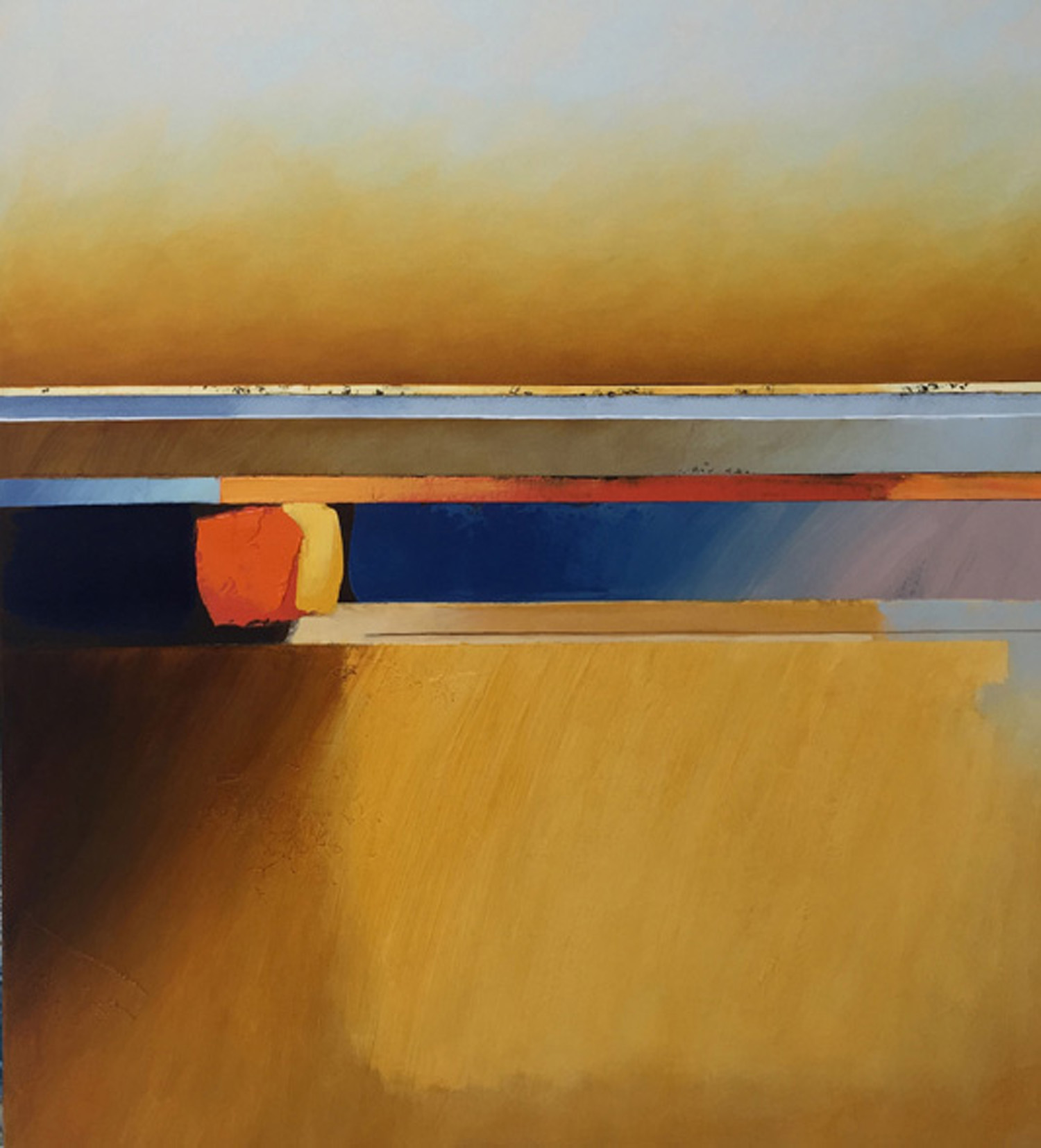 Jules Sher Rising Dust over Yellow Field 2020